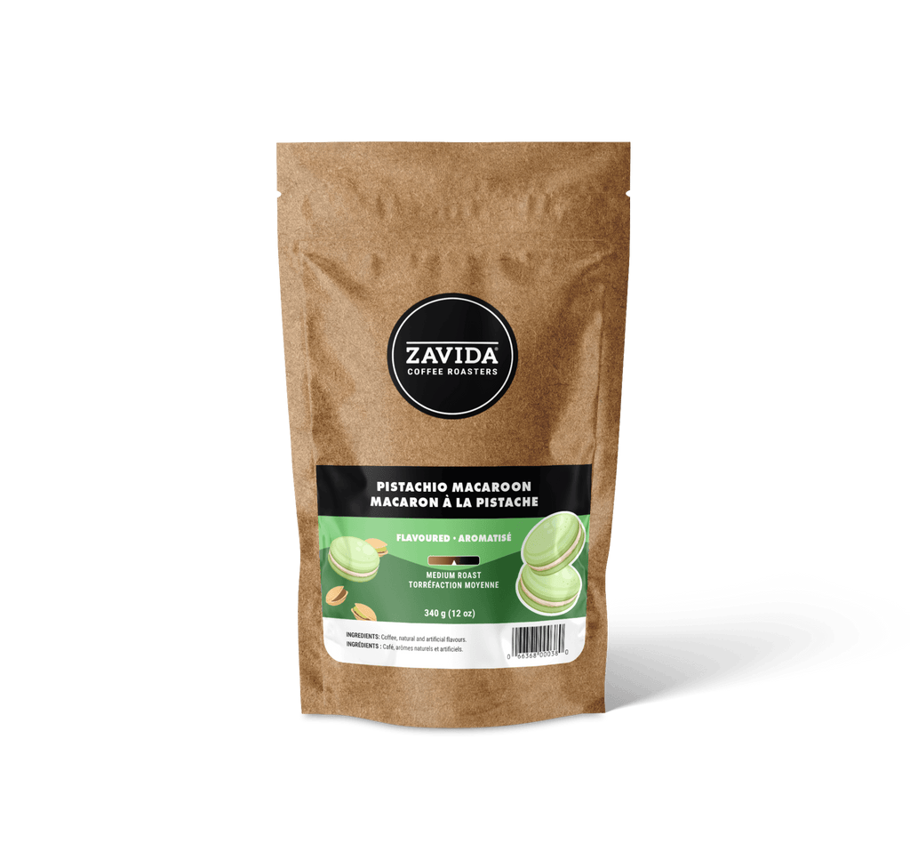 Pistachio Macaroon Flavored Coffee | Zavida Coffee