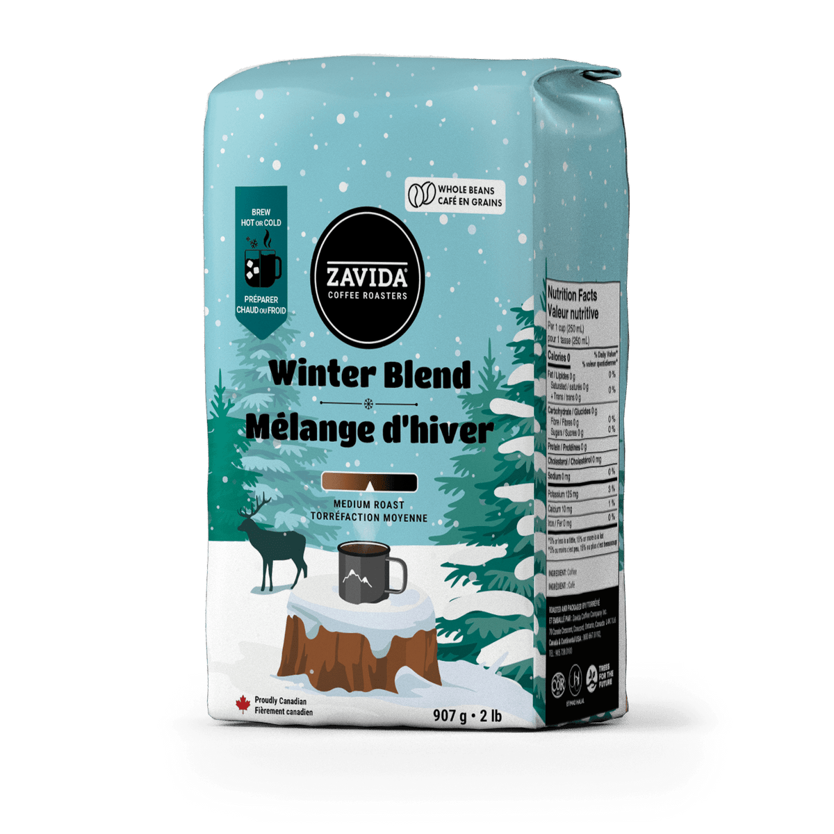 Winter Blend Coffee - 2lbs Whole Beans - Zavida Coffee