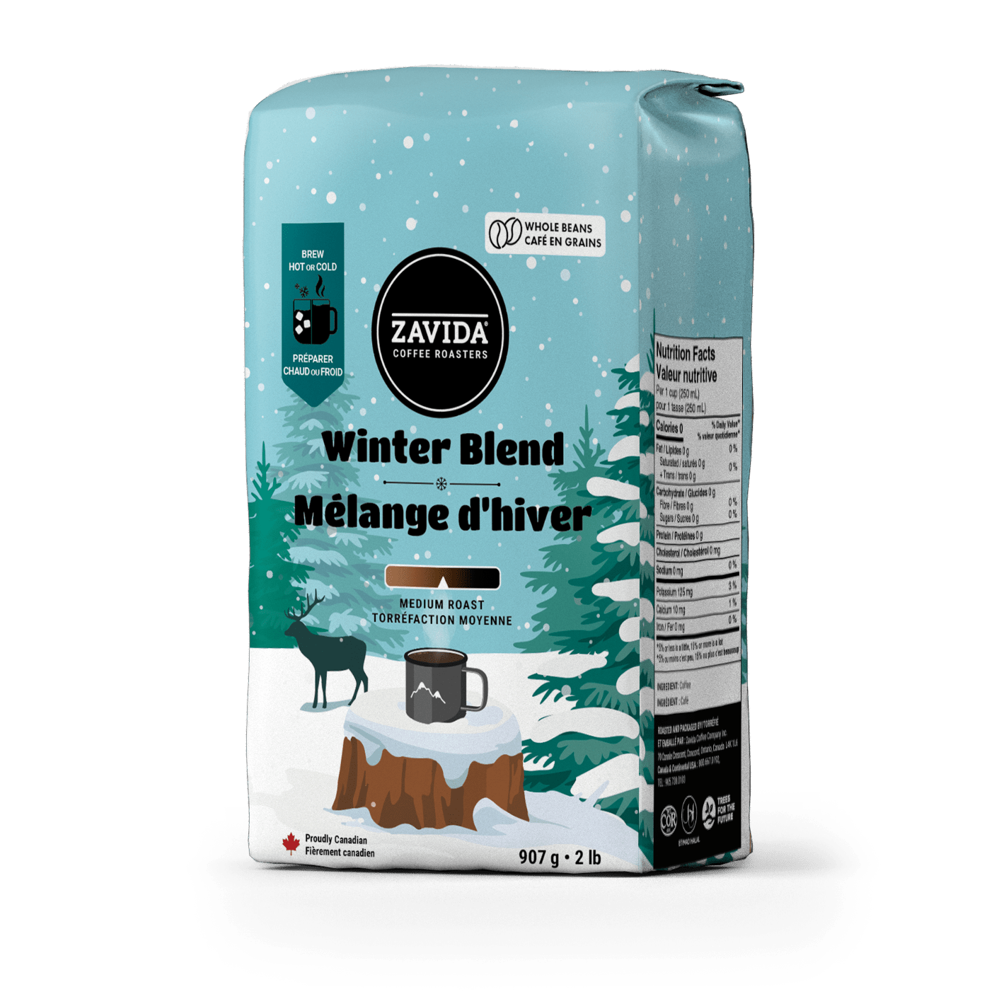 Winter Blend Coffee - 2lbs Whole Beans - Zavida Coffee
