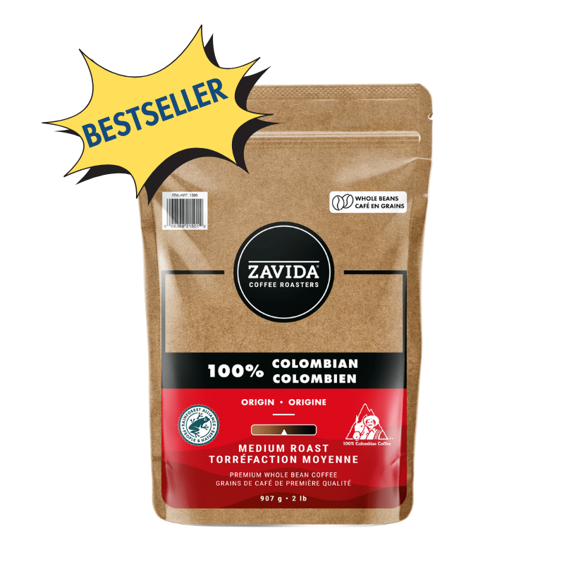 100% Colombian Coffee - Whole Beans - Zavida Coffee
