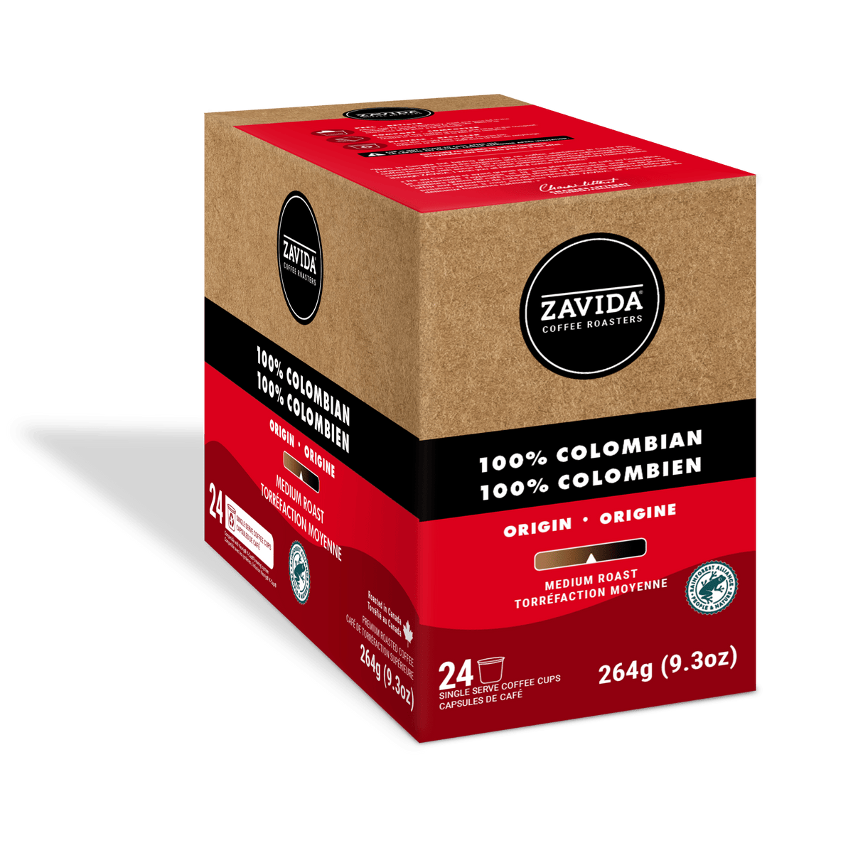100% Colombian Single Serve Coffee - 24 Pods - Zavida Coffee