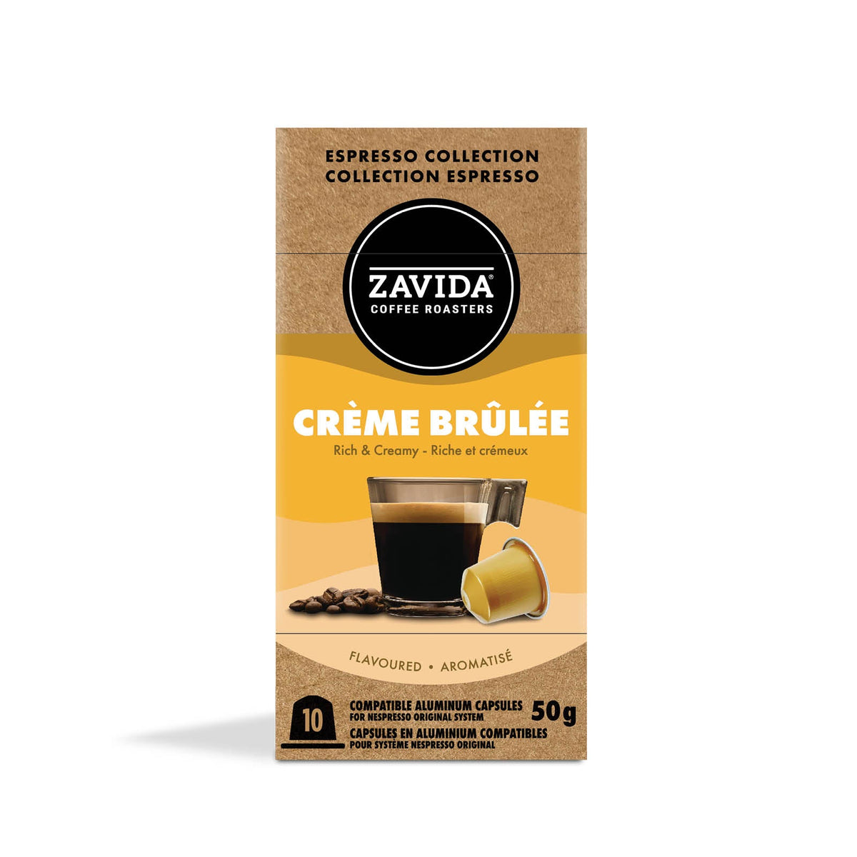Créme Brûlée Nespresso-Compatible Pods - Zavida Coffee