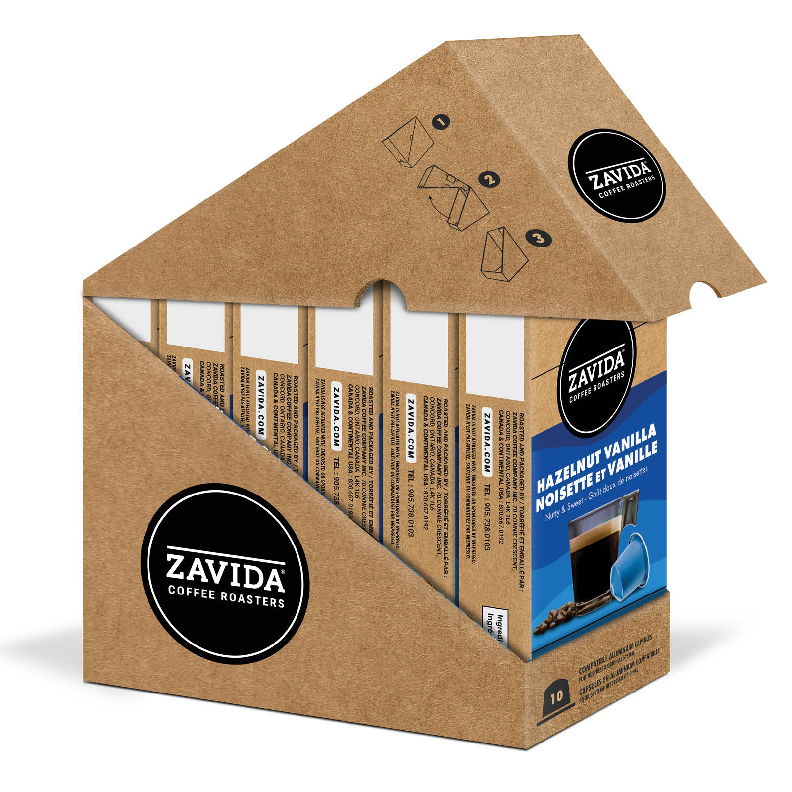 Hazelnut Vanilla Nespresso® Compatible Pods – Zavida Coffee