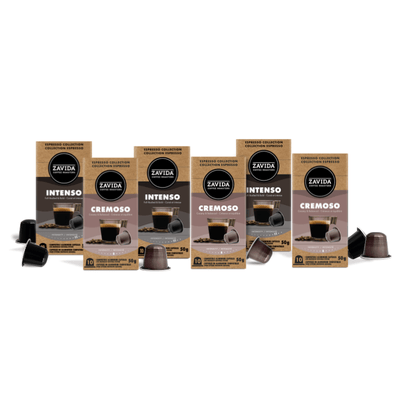 Nespresso®-compatible Espresso Collection - Unflavoured Variety Pack - Zavida Coffee