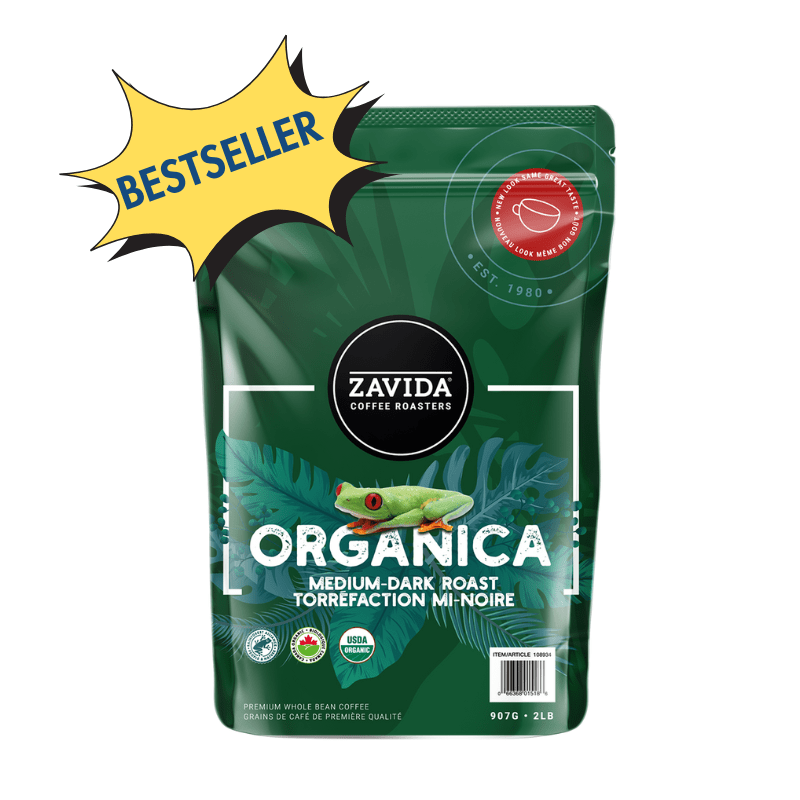 Organica Rainforest Alliance Coffee - Medium-Dark Roast - Whole Bean - Zavida Coffee